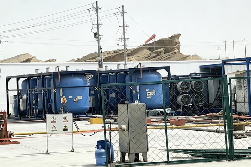خريطة موقع حقن الغاز BAN2400-995 لحقل شينجيانغ النفطي